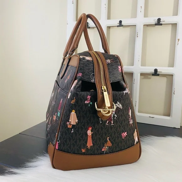 Michael Kors Jet Set Girls Travel Large Weekender Duffel Bag - Picture 4 of 15